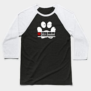 Dutch Smoushond dog paw print Baseball T-Shirt
